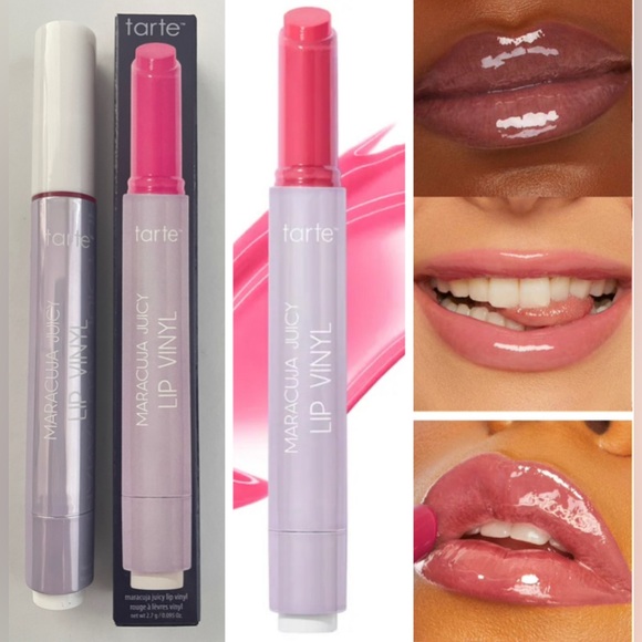 Tarte Lip Vinyl Lip Gloss “Sheer Lotus” (sheer pink) Full-Size/BNIB - Picture 1 of 16